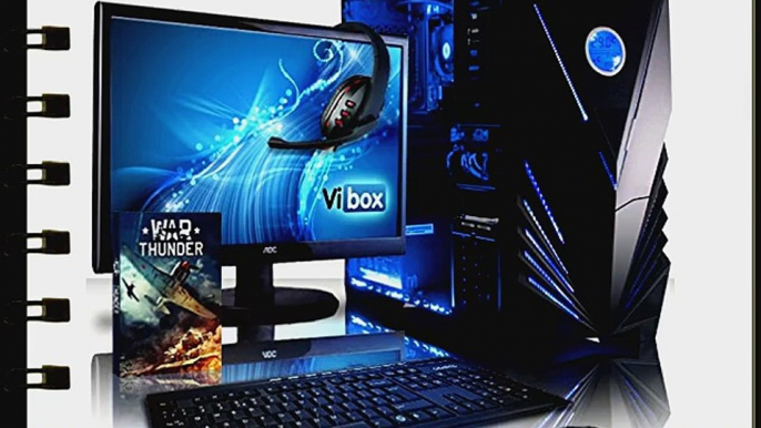 VIBOX Ultra Paket 11SW - 4.2GHz Quad Core B?ro Familie Gamer Gaming PC Multimedia Desktop PC