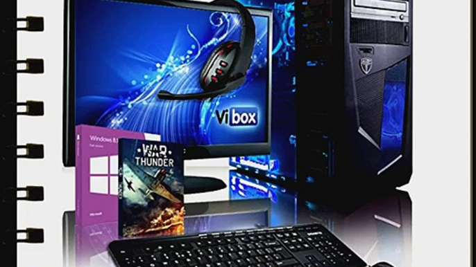 VIBOX Ultra Paket 11XSW - 4.2GHz Quad Core B?ro Familie Gamer Gaming PC Multimedia Desktop