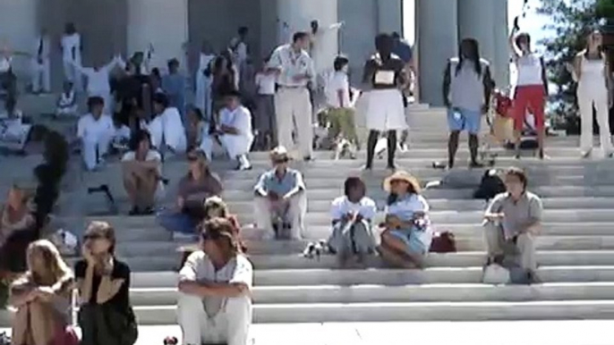 Silent Meditation for World Peace In Washington Dc .