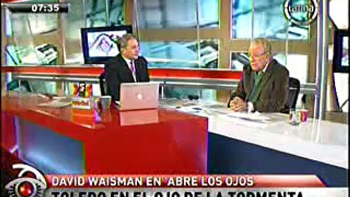 03JUL 0731 TV2 DAVID WAISMAN ALEJANDRO TOLEDO ES UN MENTIROSO PERTINAZ 1