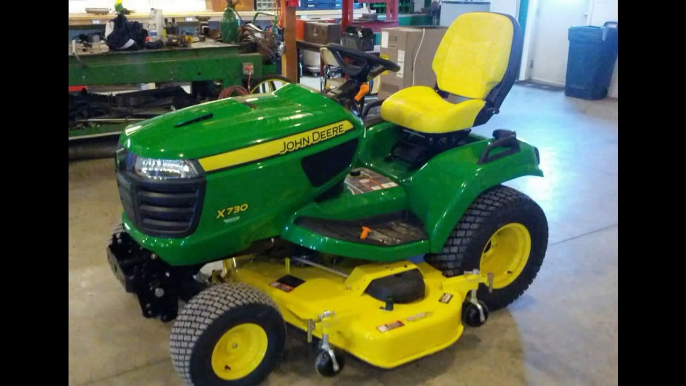 THE ALL NEW JOHN DEERE X730 LAWN TRACTORS FROM JOHN DEERE. :)