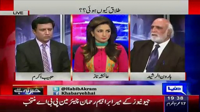 Haroon Rasheed Mouth Breaking Reply To Habib Akram On His Views Against Imran Khan