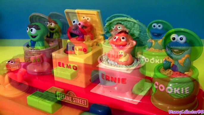 Sesame Street Singing Pop Up Pals Cookie Monster Sings C is for Cookie + Elmos World Song