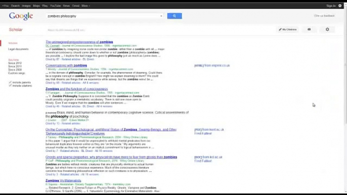 Researching Basics: Using Google-Scholar