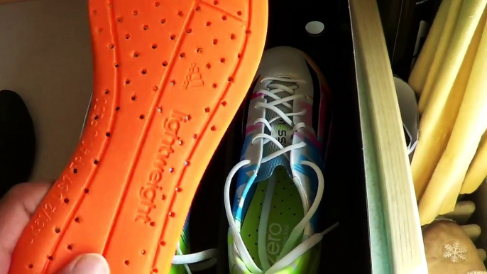 Unboxing of New Messi 2014 Boots - Special Edition Adidas F50 adizero TRX FG - Samba Clash Colorway
