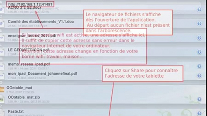 Comment transférer des fichiers de mon ordinateur vers mon ipad?