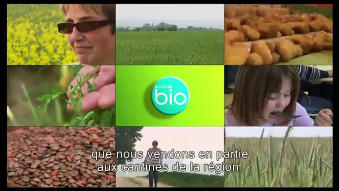 Produits bio : de la ferme bio à la restauration collective (Minute BIO 2012)