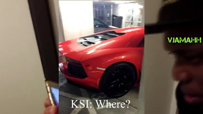 KSI Gets Pranked - Destroying A Lamborghini Aventador - Pranks on People - Funny Videos 2015