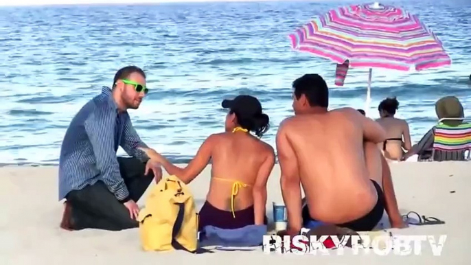 Having SEX on the Beach with HOT Girls! (PRANKS GONE WRONG) - SEXY ASS & BOOBS - Funny Pranks 2015