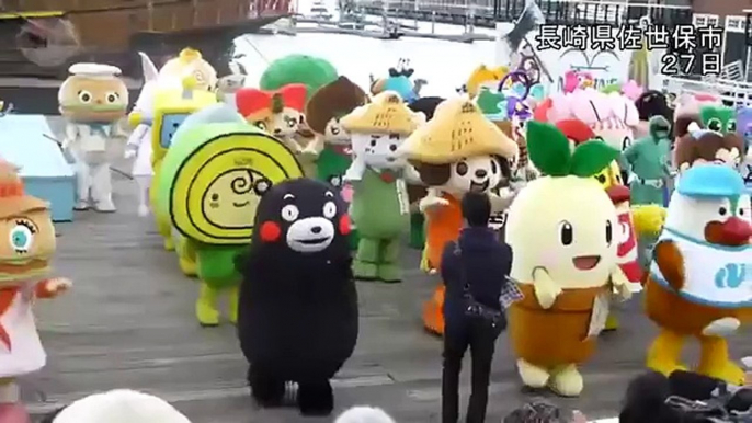 Japanese Mascots Set World Record For Most Dancing Mascots