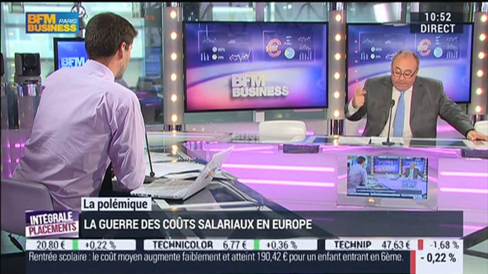 Emmanuel Lechypre: "Les pays du coeur de la zone euro se livrent la bataille des coûts salariaux" - 18/08