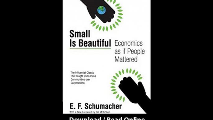 Small Is Beautiful Economics As If People Mattered EBOOK (PDF) REVIEW