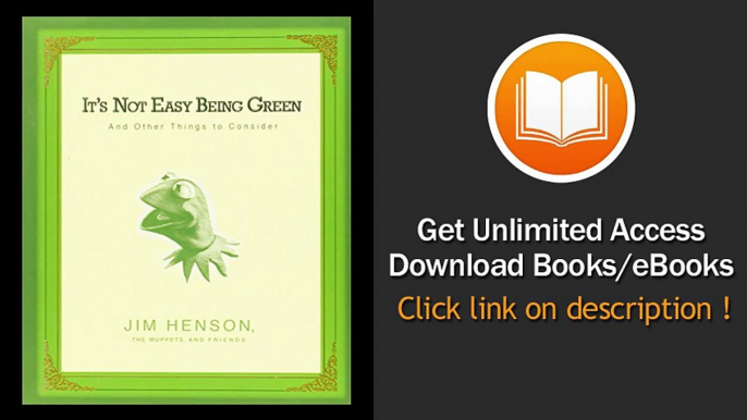 Its Not Easy Being Green And Other Things To Consider EBOOK (PDF) REVIEW