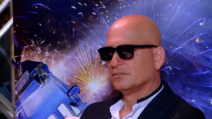 Heidi Klum Mel B Howie Mandel Play a Wax Figure Prank Americas Got Talent 2015