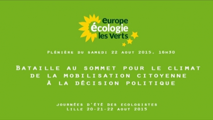 Bataille au sommet pour le climat: de la mobilisation citoyenne à la décision politique