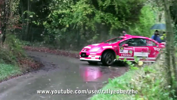 Peugeot 307 WRC Crash Rallye du Condroz Huy 2013