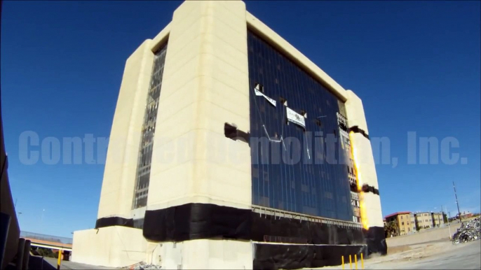 Démolition contrôlée à l'explosif - El Paso City Hall Implosion   Controlled Demolition, Inc