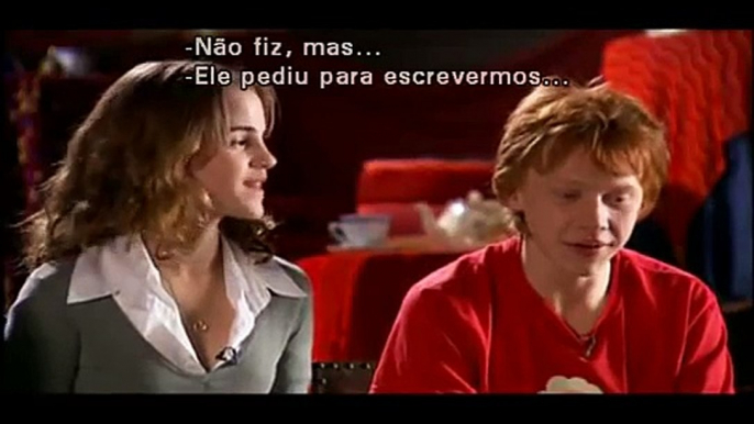 03 - Entrevista com Daniel Radcliffe, Emma Watson e Rupert Grint Legendado em Português