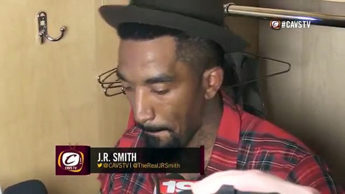 J.R. Smith Interview - Postgame | Warriors vs Cavaliers | Game 4 | 2015 NBA Finals