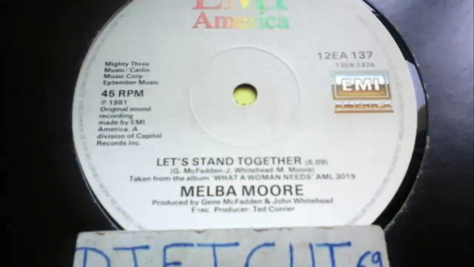 MELBA MOORE -LET'S STAND TOGETHER(RIP ETCUT)EMI AMERICA REC 81