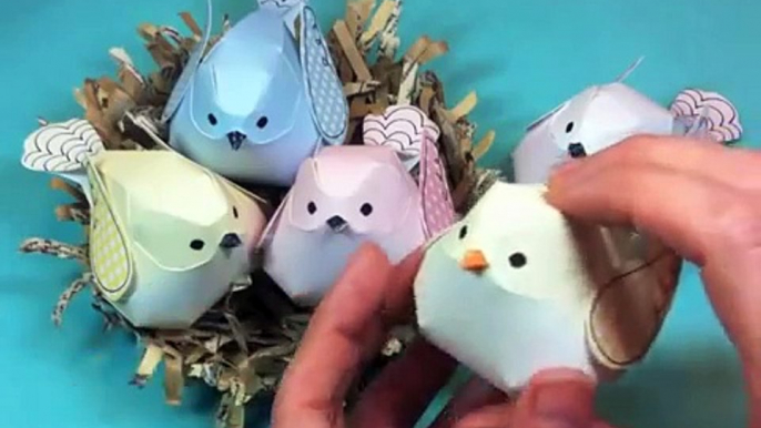 make whimsical paper bird ornaments for weddings baby showers and more