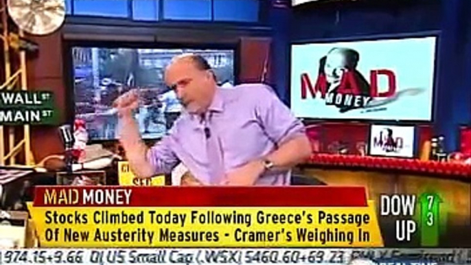 February 13th 2012 CNBC Mad Money Jim Cramer Stock Market Show Opening