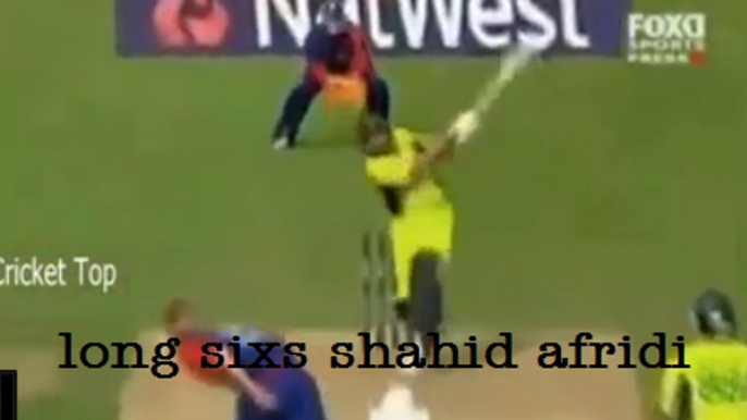 Shahid Afridi Sixes, Long Sixes In Cricket History HD video