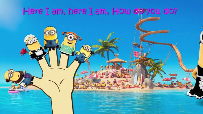 Minions Despicable me Finger Family \ Nursery Rhymes Lyrics