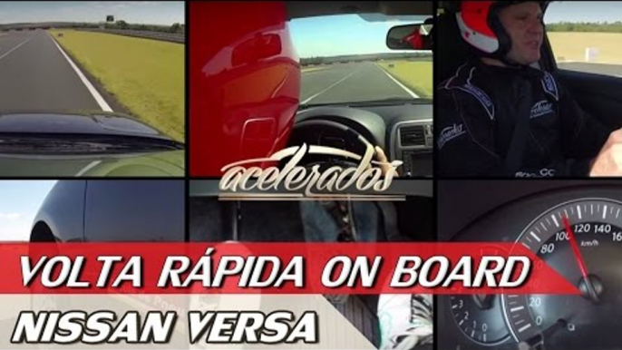 NISSAN VERSA - ETANOL VS GASOLINA - VOLTA RÁPIDA ONBOARD COM RUBENS BARRICHELLO #44 | ACELERADOS