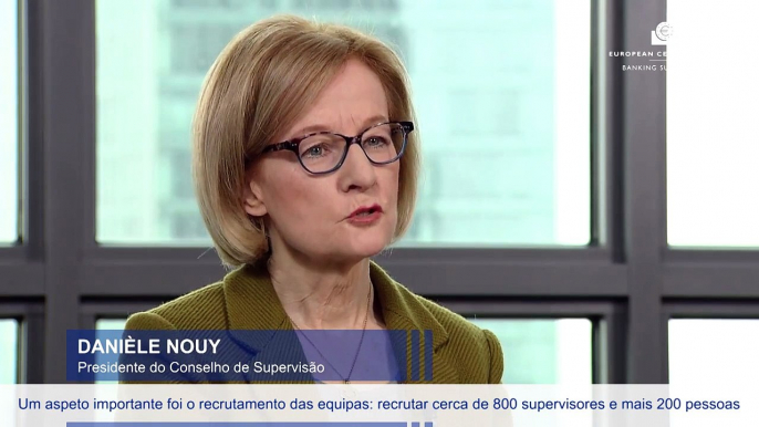 Entrevista com Danièle Nouy no contexto do primeiro Relatório Anual do BCE sobre supervisão bancária