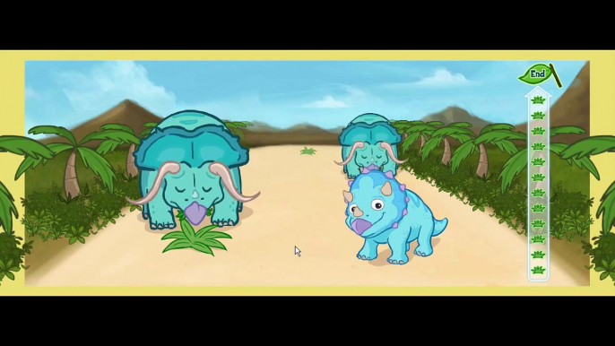 Dinosaur Train Hungry Hungry Herbivore Cartoon Animation PBS Kids Game Play Walkthrough [F