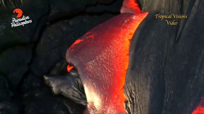 Lava flows from Hawaii's Kilauea volcano