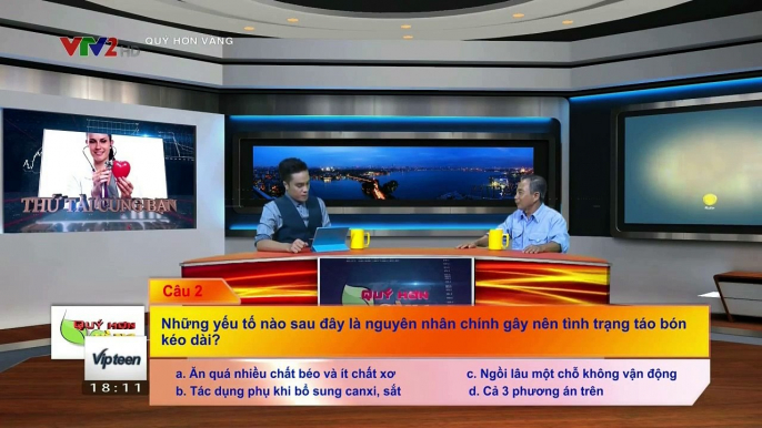 TÁO BÓN KÉO DÀI - NGUYÊN NHÂN GÂY BỆNH TRĨ [VTV2-22-08-2015]