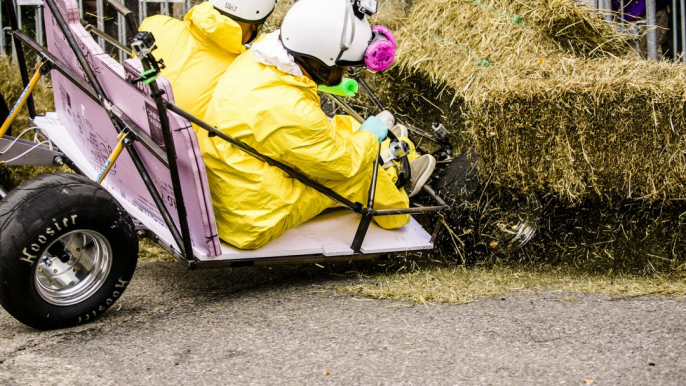 Gnarliest Crashes from Red Bull Soapbox Race: Cincinnati Ohio