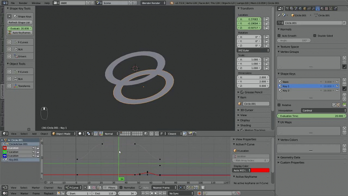 Simple motiongraphics with Commotion add-on