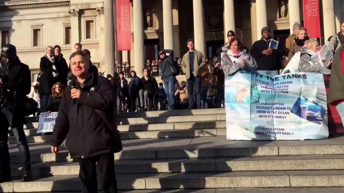 Dominic Dyer speech against Taiji Dolphin slaughter Feb15