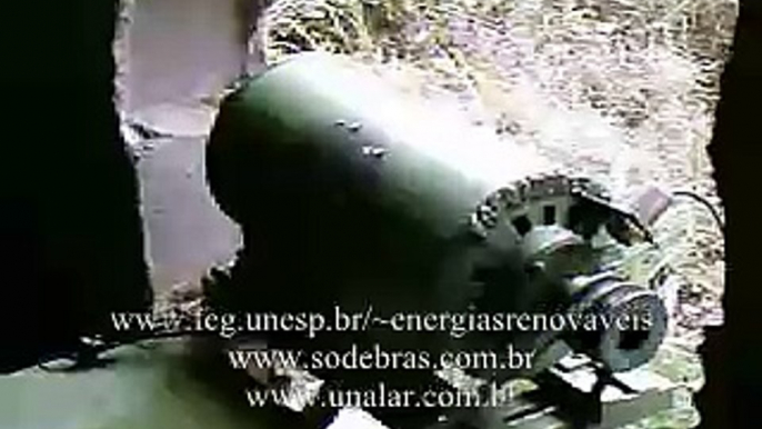 Vídeo - micro-usina hidrelétrica