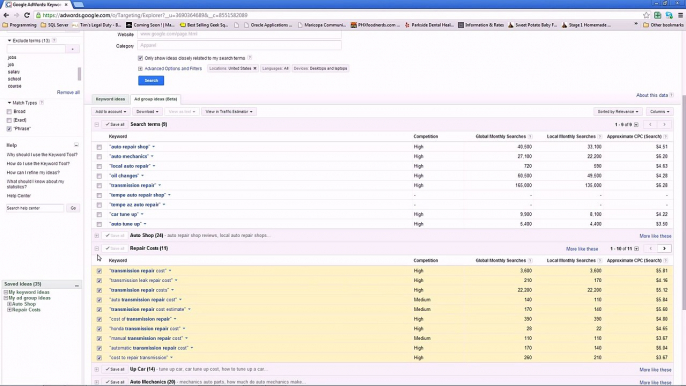 How to Use The Google AdWords Keyword Tool (Properly) 1080p