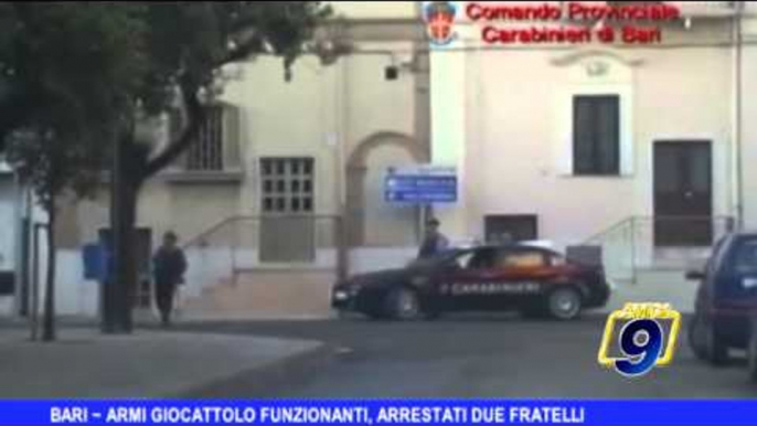 BARI | Armi giocattolo funzionanti, arrestati due fratelli