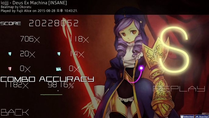 うみねこのなく頃に散 ( iojjj ) - Deus Ex Machina [ INSANE ] 98.16% 116PP