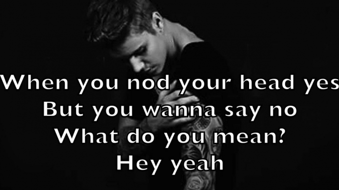 Justin Bieber - What Do You Mean? Karaoke Acoustic Guitar Instrumental Backing Track + Lyrics