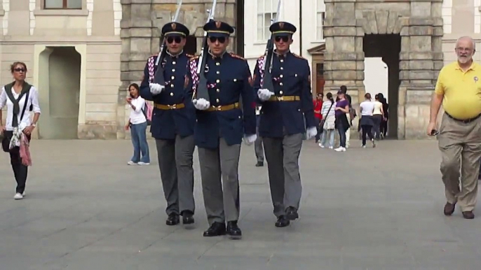 The Change of Guard at Prague Castle - Prague, Czech Republic