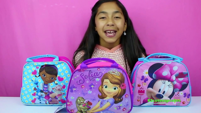Doc McStuffins Sofia the First and Minnie Mouse Surprise Lunch Boxes|B2cutecupcakes