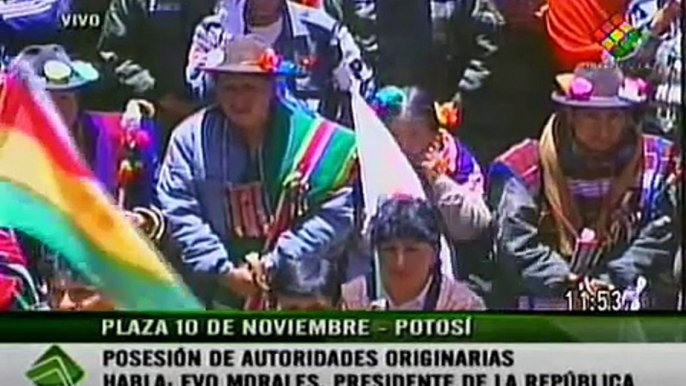 Evo Morales - Nueva Constitución - Posesión de autoridades indígenas - Ene 2009 2/3