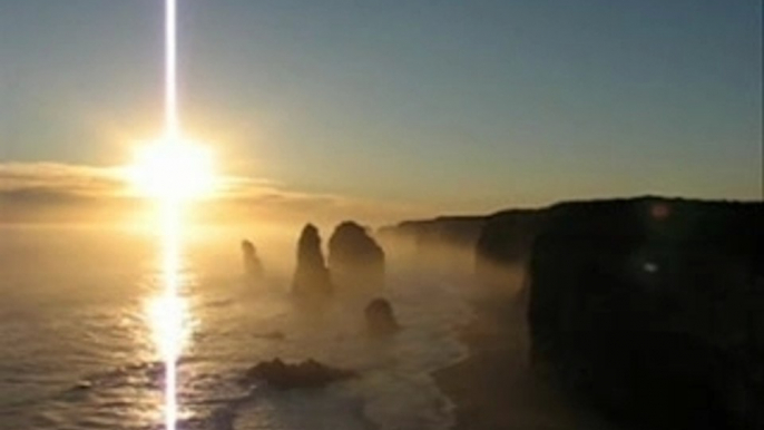 sunset at the Twelve Apostles