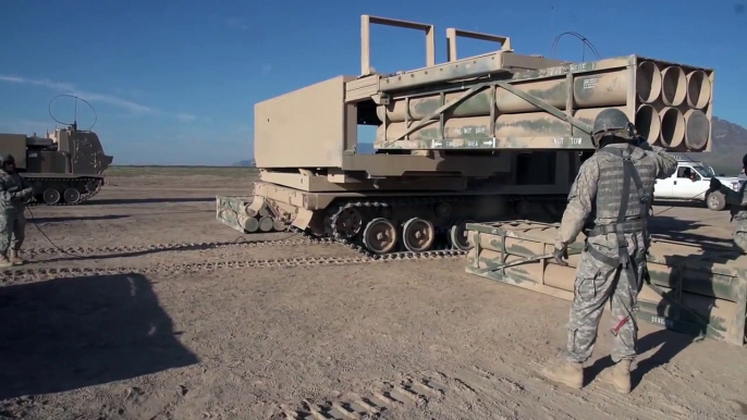 M270A1 Multiple Launch Rocket System (MLRS) Test Fire 7-30-15