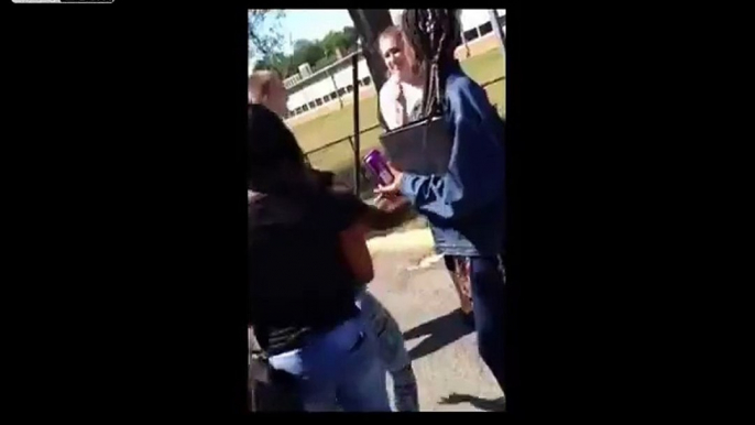 Oh no...White girl makes the mistake of saying the 'N' word to the wrong girl