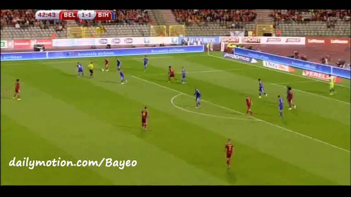 Kevin De Bruyne Goal - Belgium 2-1 Bosnia & Herzegovina - 03-09-2015 Euro - Qualification