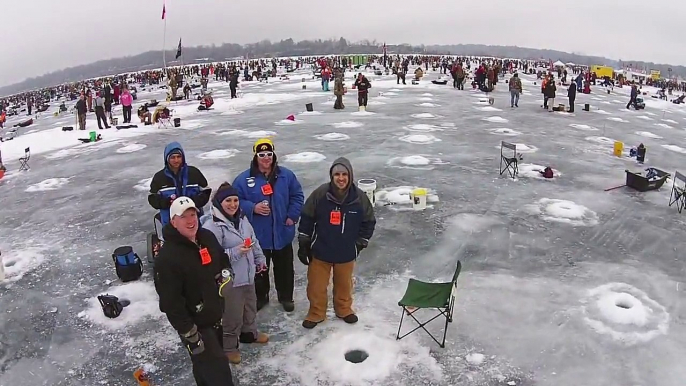 Largest Ice fishing contest in the world! Drone! Minnesota