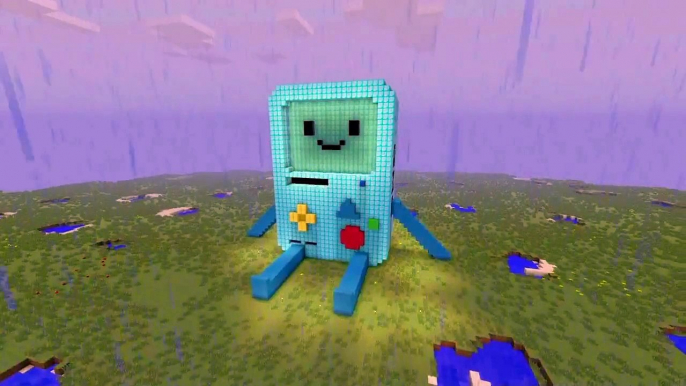 MINECRAFT GIANT 3D BMO ADVENTURE TIME BUILD